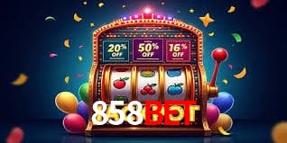 Imagem promocional da 858bet mostrando a plataforma e suas vantagens